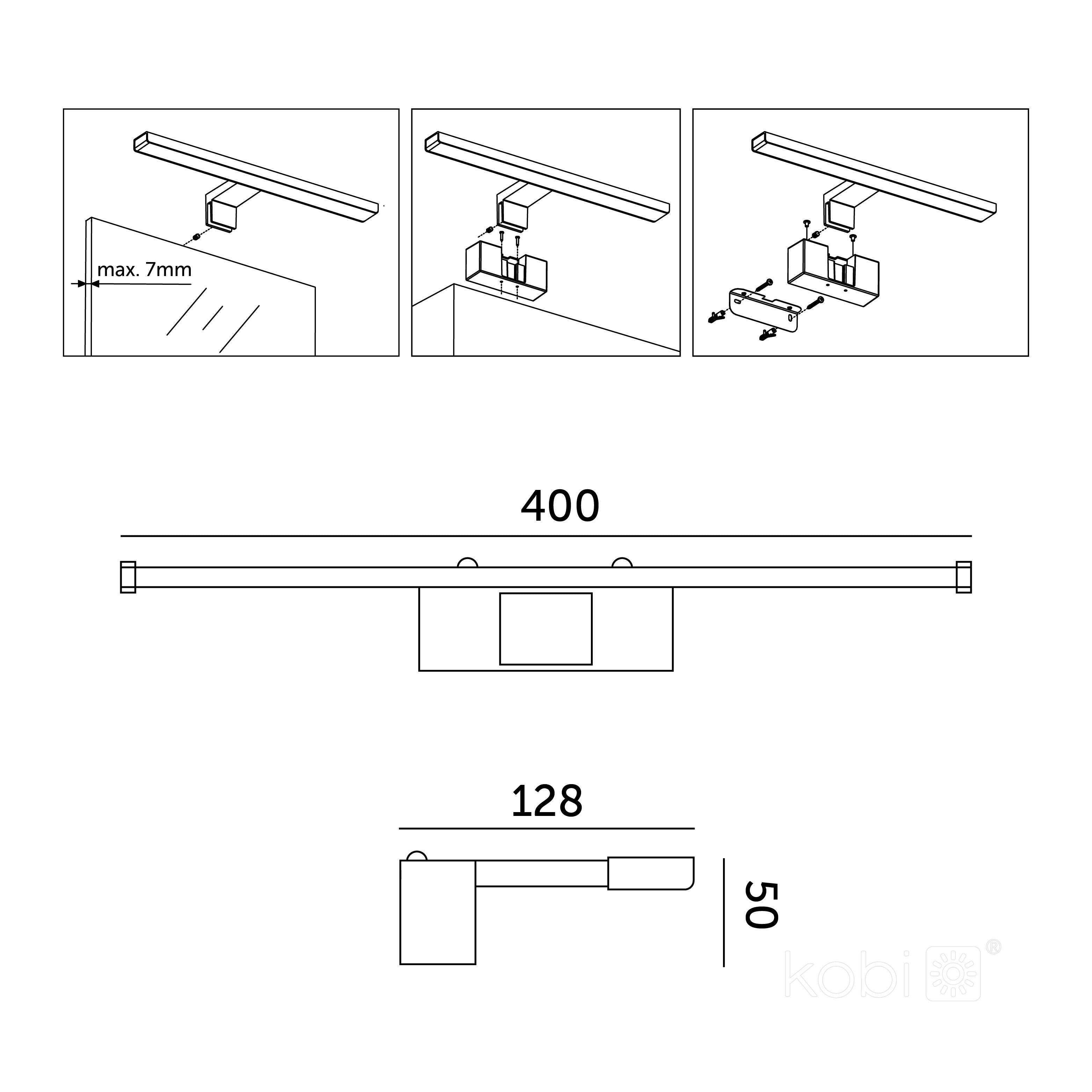 Wall lamp LED LUMIREFLECT 8W 4000K Kobi Design