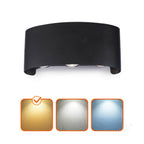 Garden wall lamp LED LUMEPRA 6W 3000K IP65 black Kobi