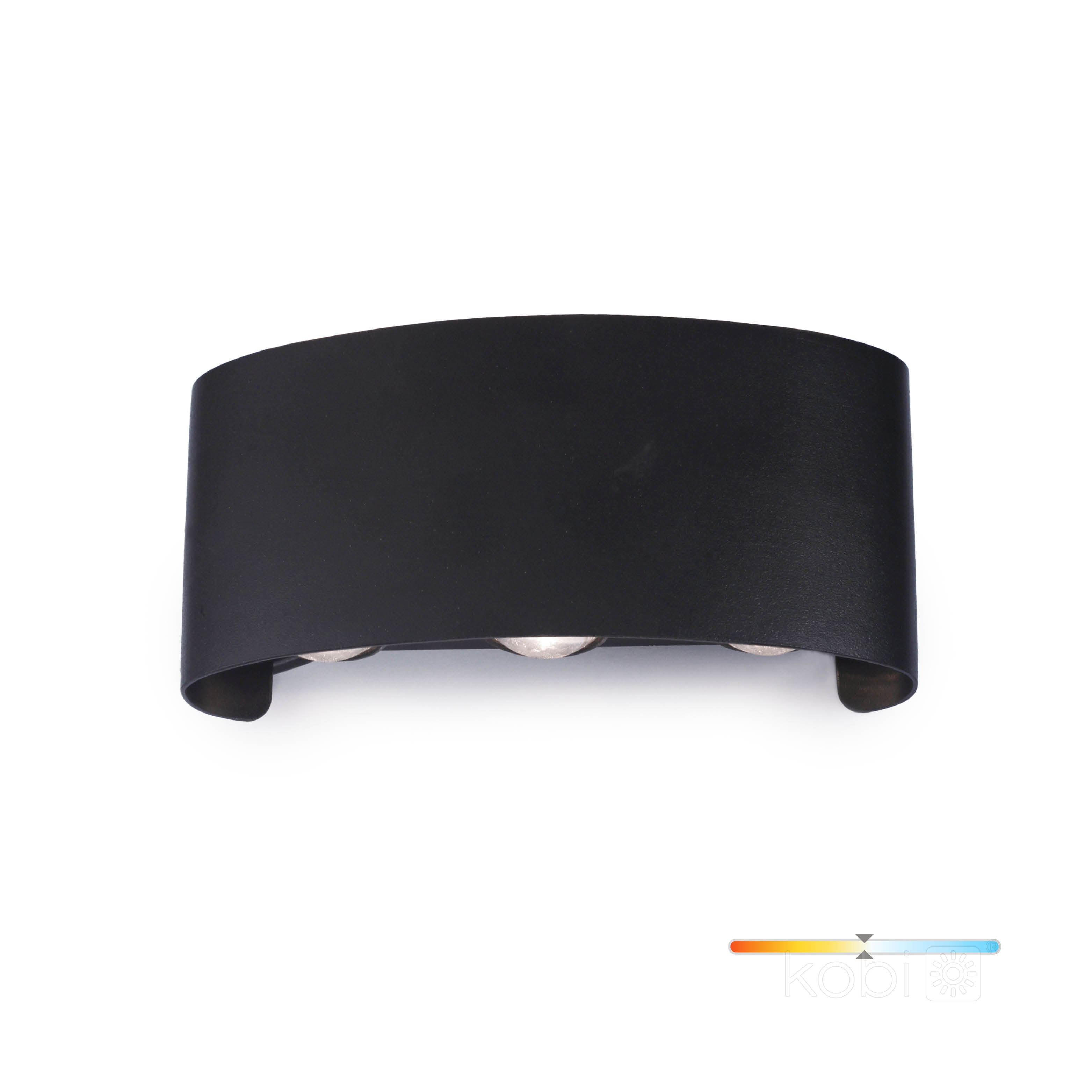 Garden wall lamp LED LUMEPRA 6W 4000K IP65 black Kobi