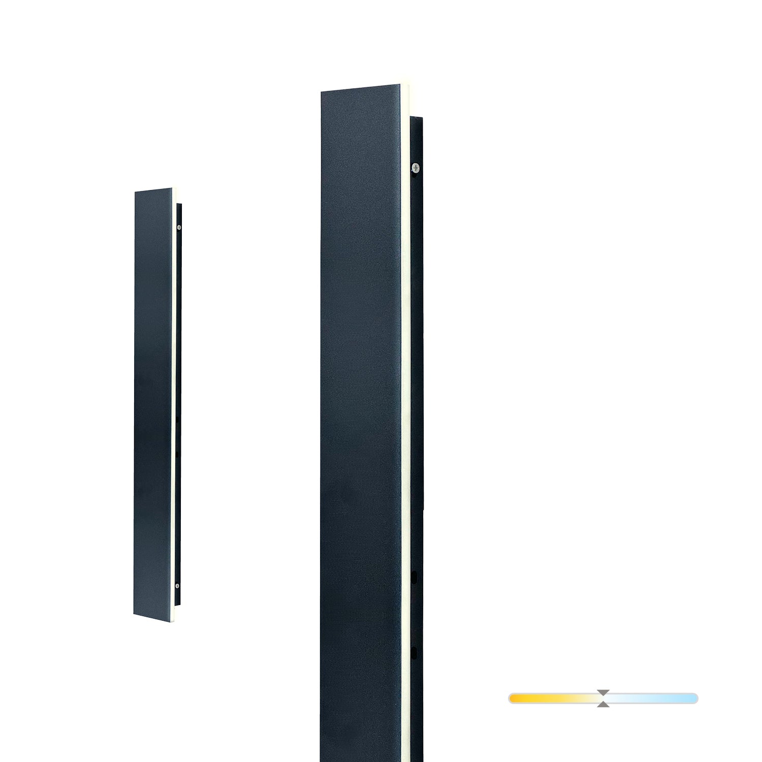 Garden wall lamp LED MIRANA 12W 60cm 4000K IP44 black Kobi