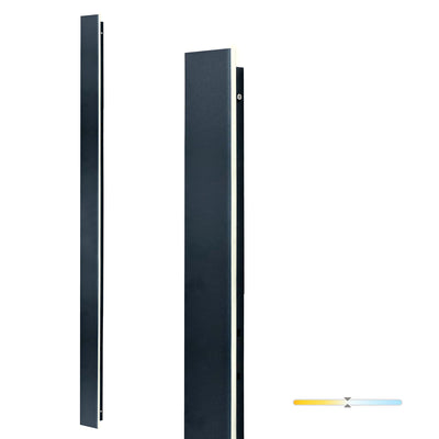 Garden wall lamp LED MIRANA 25W 120cm 4000K IP44 black Kobi