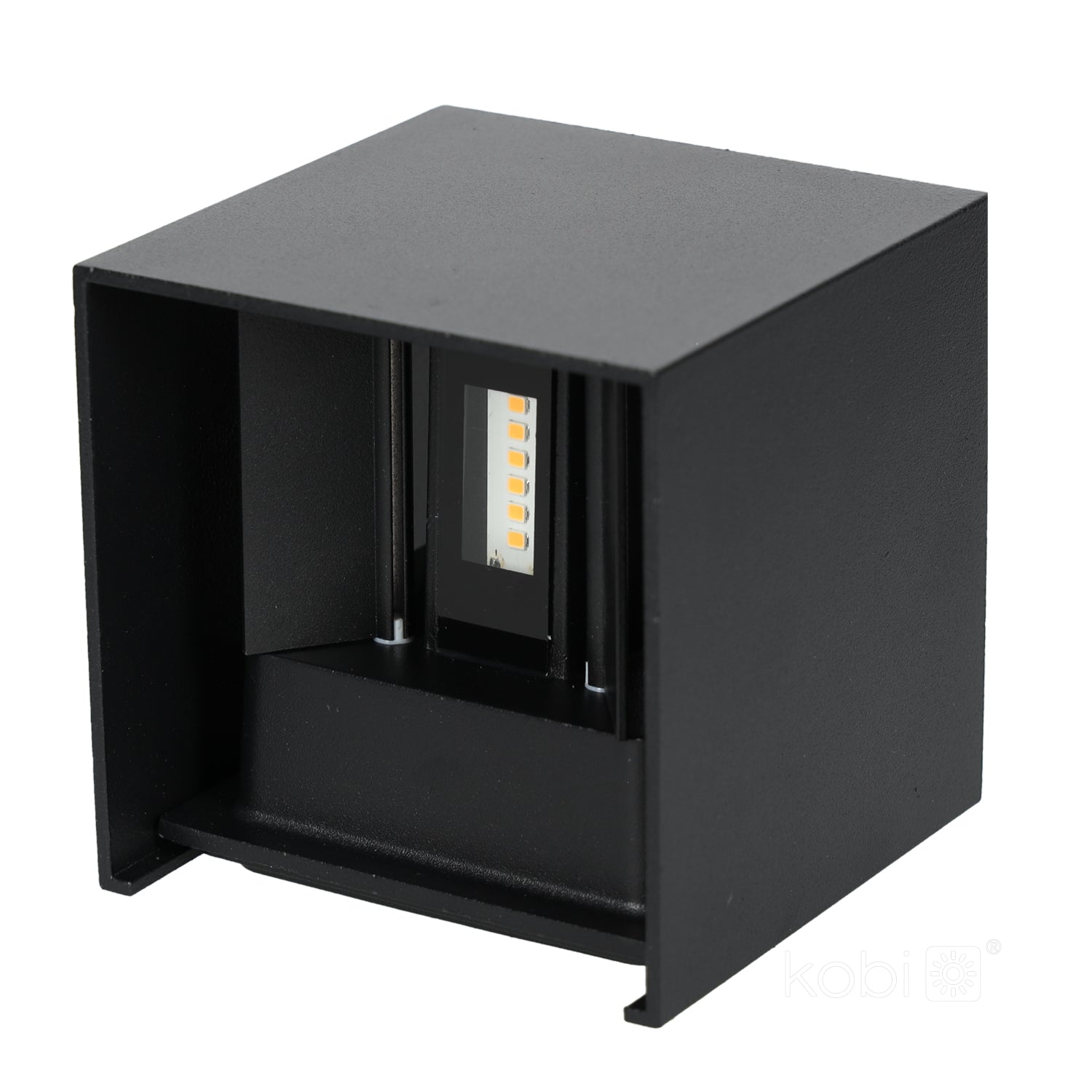 Garden wall lamp LED QUERK 2x3W 3000K IP54 black LED2B