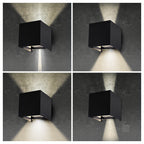 Garden wall lamp LED QUERK 2x3W 3000K IP54 black LED2B