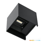 Garden wall lamp LED QUERK 2x3W 3000K IP54 black LED2B