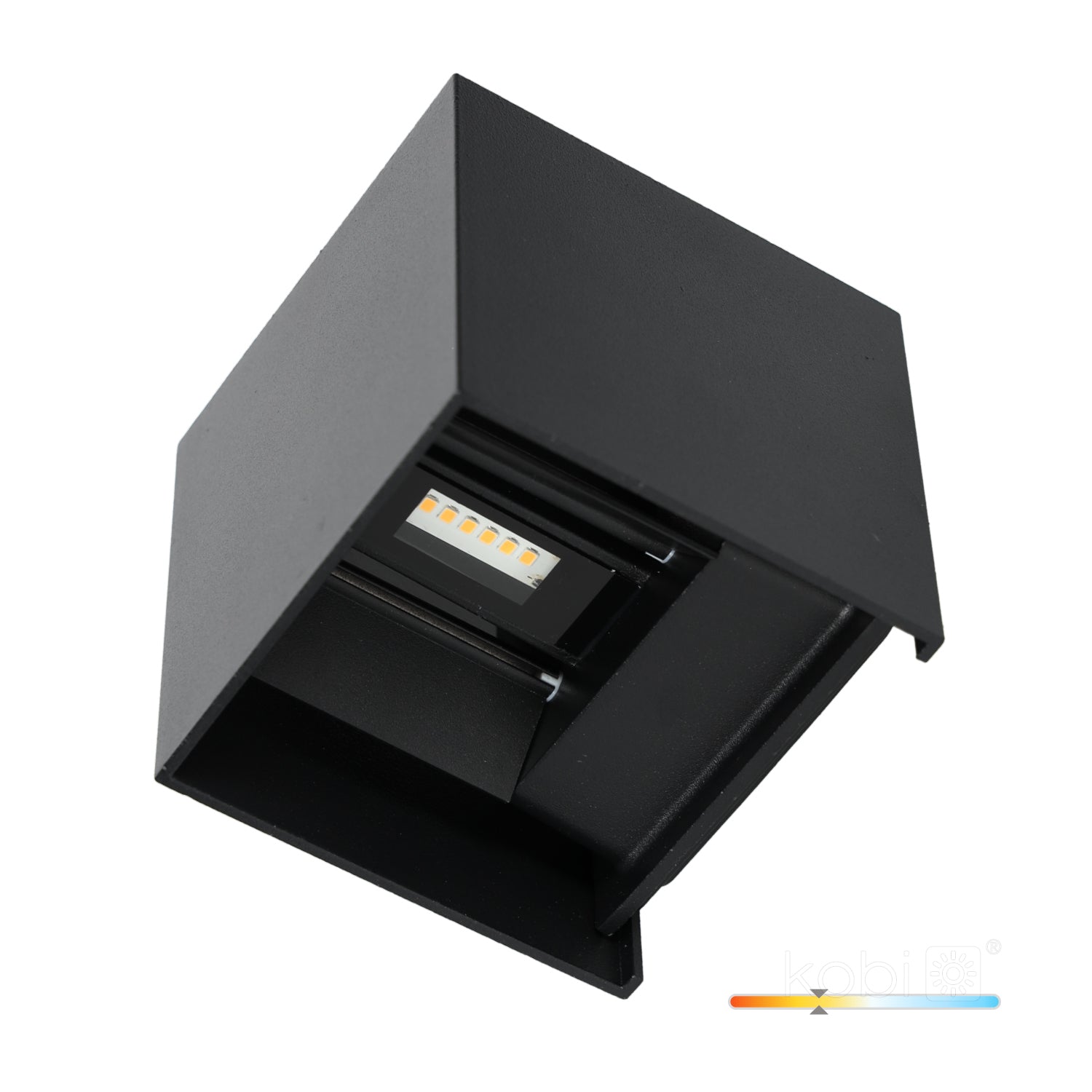 Garden wall lamp LED QUERK 2x3W 3000K IP54 black LED2B