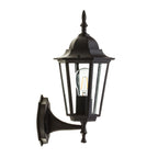 Garden wall lamp LO4101 1xE27 IP54 black Kobi