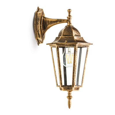 Garden wall lamp LO4102 1xE27 IP54 gold Kobi