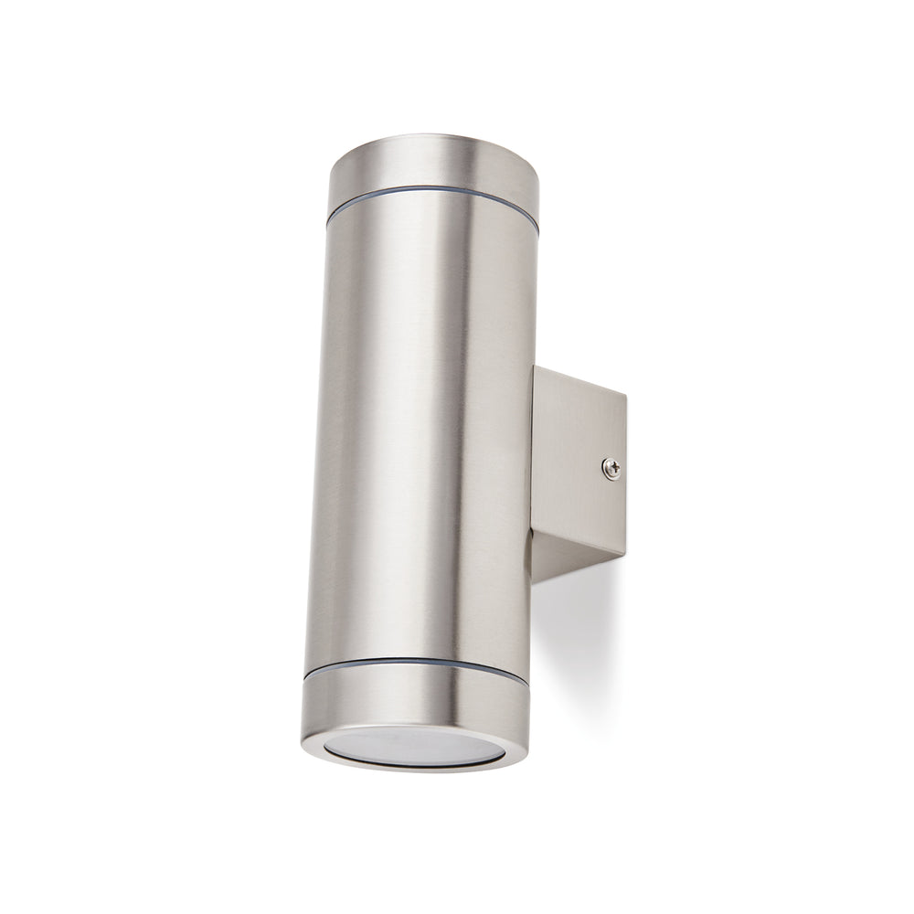 Garden wall lamp QUAZAR 10 2xGU10 IP44 steel Kobi