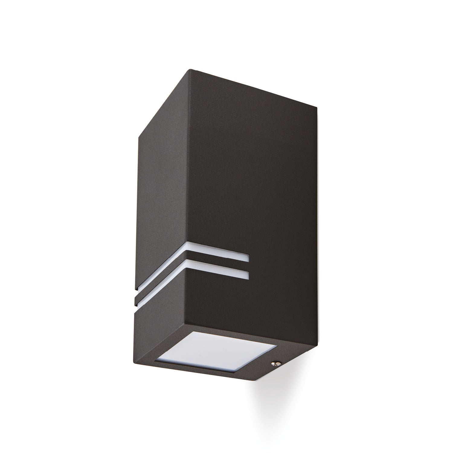 Garden wall lamp QUAZAR 11 1xGU10 IP44 black Kobi