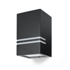 Garden wall lamp QUAZAR 11 1xGU10 IP44 black Kobi