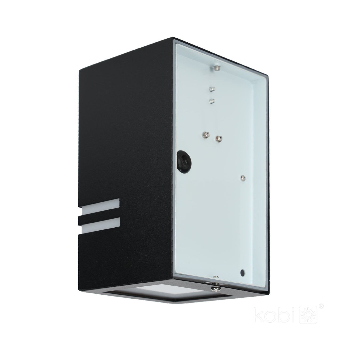 Garden wall lamp QUAZAR 11 1xGU10 IP44 black Kobi