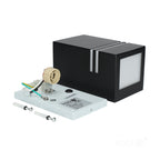 Garden wall lamp QUAZAR 11 1xGU10 IP44 black Kobi
