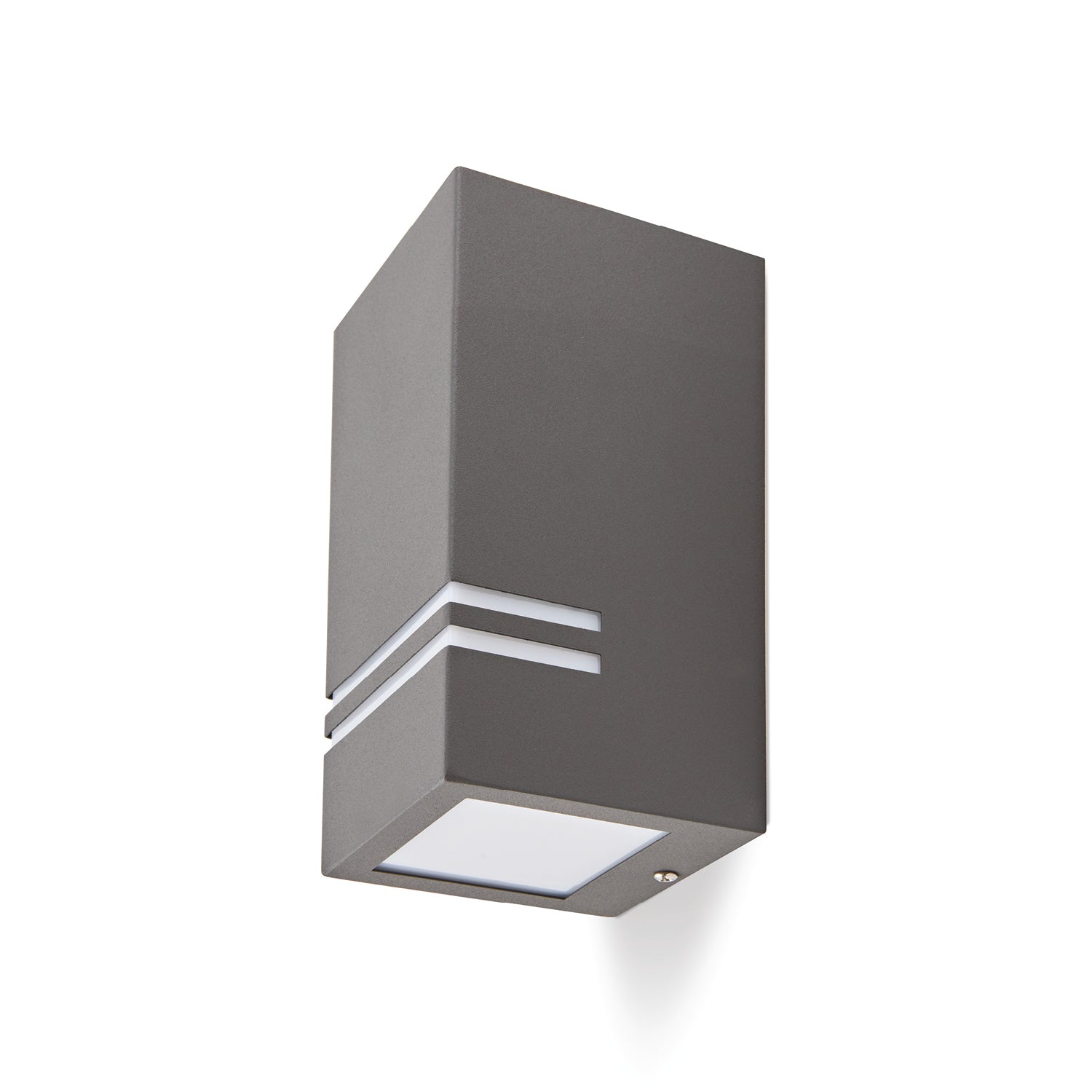 Garden wall lamp QUAZAR 11 1xGU10 IP44 grey Kobi