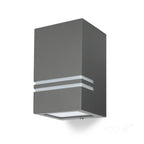 Garden wall lamp QUAZAR 11 1xGU10 IP44 grey Kobi