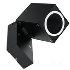Garden wall lamp QUAZAR 15 1xGU10 IP44 black Kobi