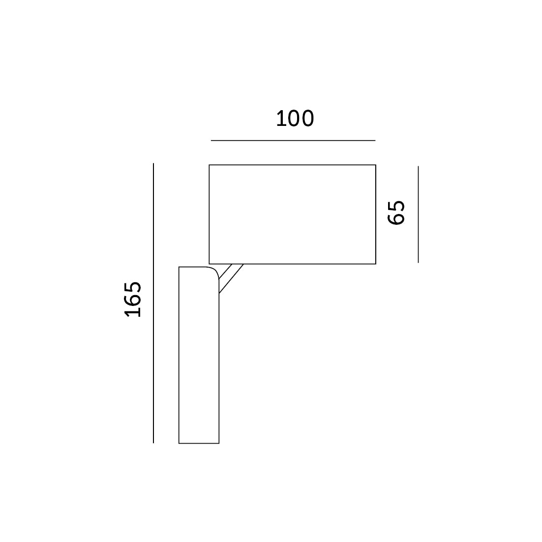 Garden wall lamp QUAZAR 15 1xGU10 IP44 black Kobi
