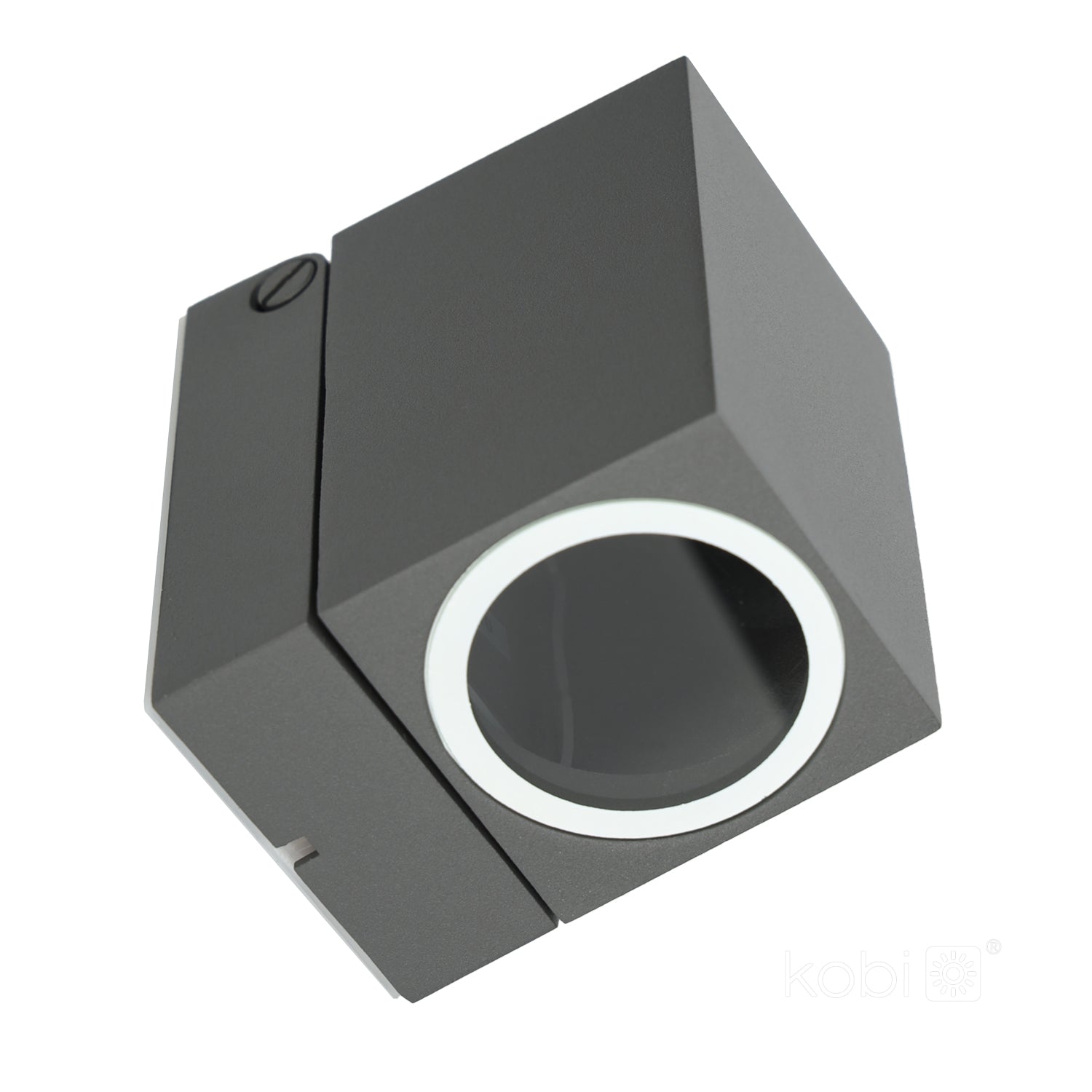 Garden wall lamp QUAZAR 15 1xGU10 IP44 grey Kobi