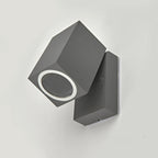 Garden wall lamp QUAZAR 15 1xGU10 IP44 grey Kobi