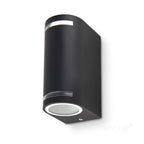 Garden wall lamp QUAZAR 9 2xGU10 IP44 black Kobi