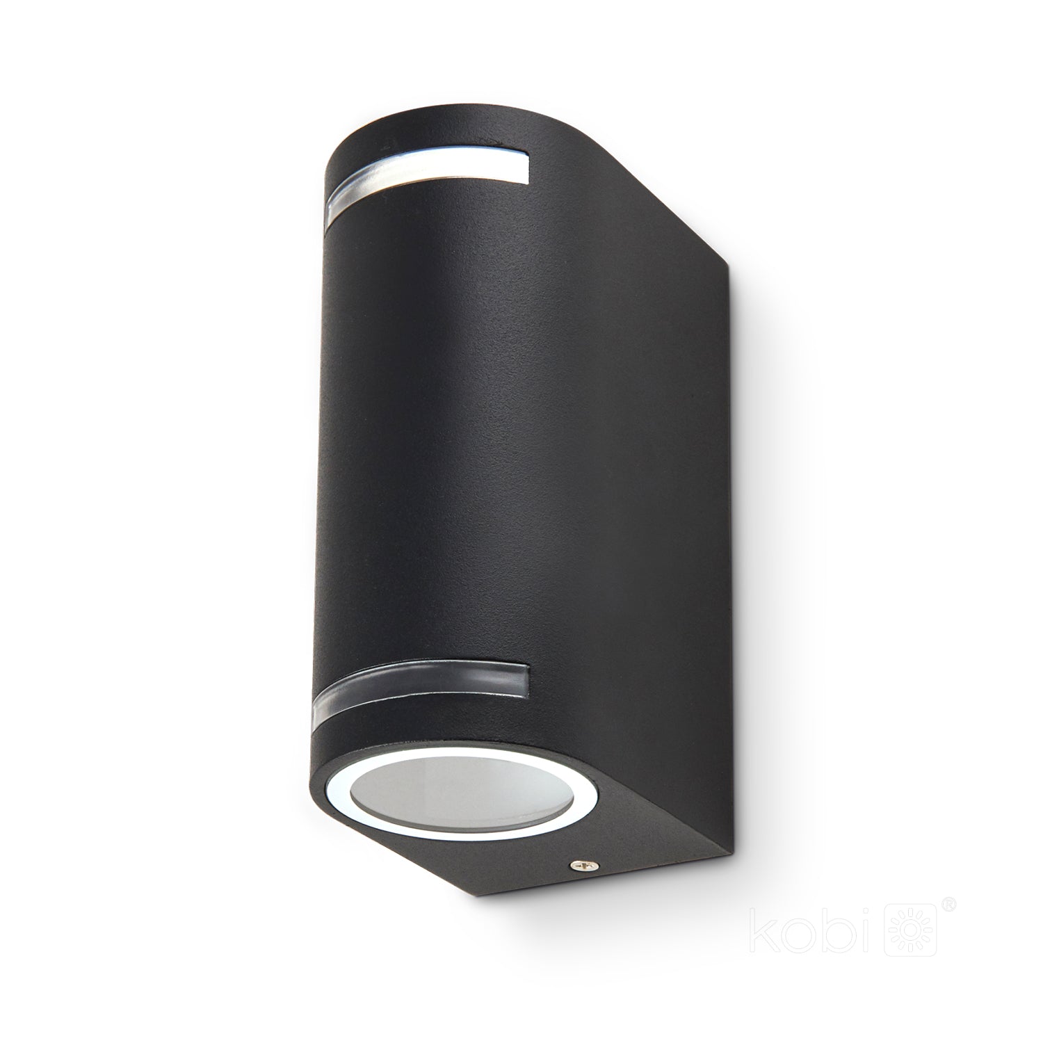 Garden wall lamp QUAZAR 9 2xGU10 IP44 black Kobi