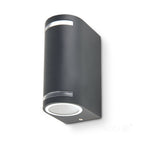 Garden wall lamp QUAZAR 9 2xGU10 IP44 grey Kobi