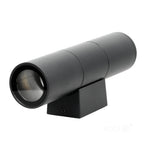Garden wall lamp QUERK 3 2xGU10 IP54 black LED2B