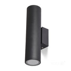 Garden wall lamp QUERK 3 2xGU10 IP54 black LED2B