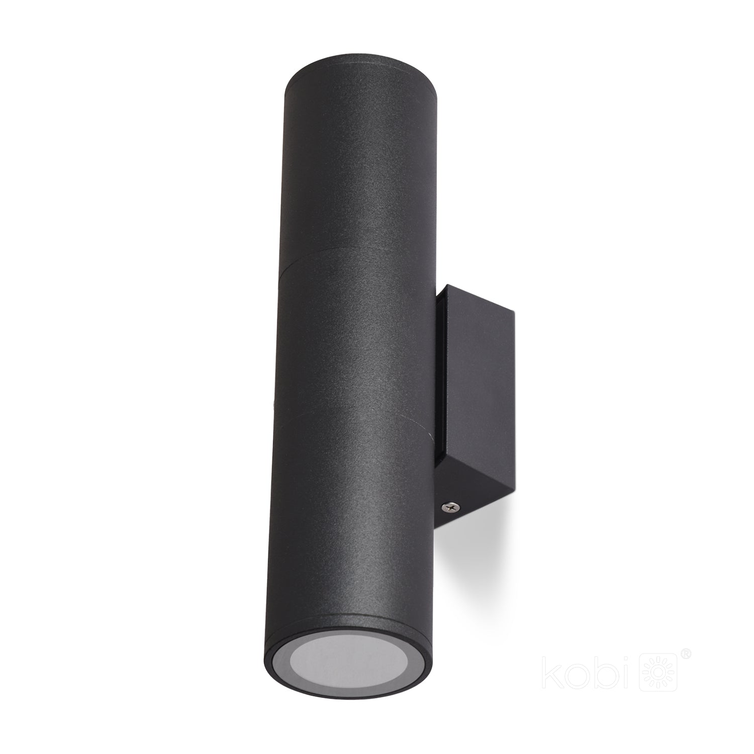 Garden wall lamp QUERK 3 2xGU10 IP54 black LED2B