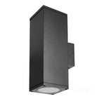Garden wall lamp QUERK 4 2xGU10 IP54 black LED2B