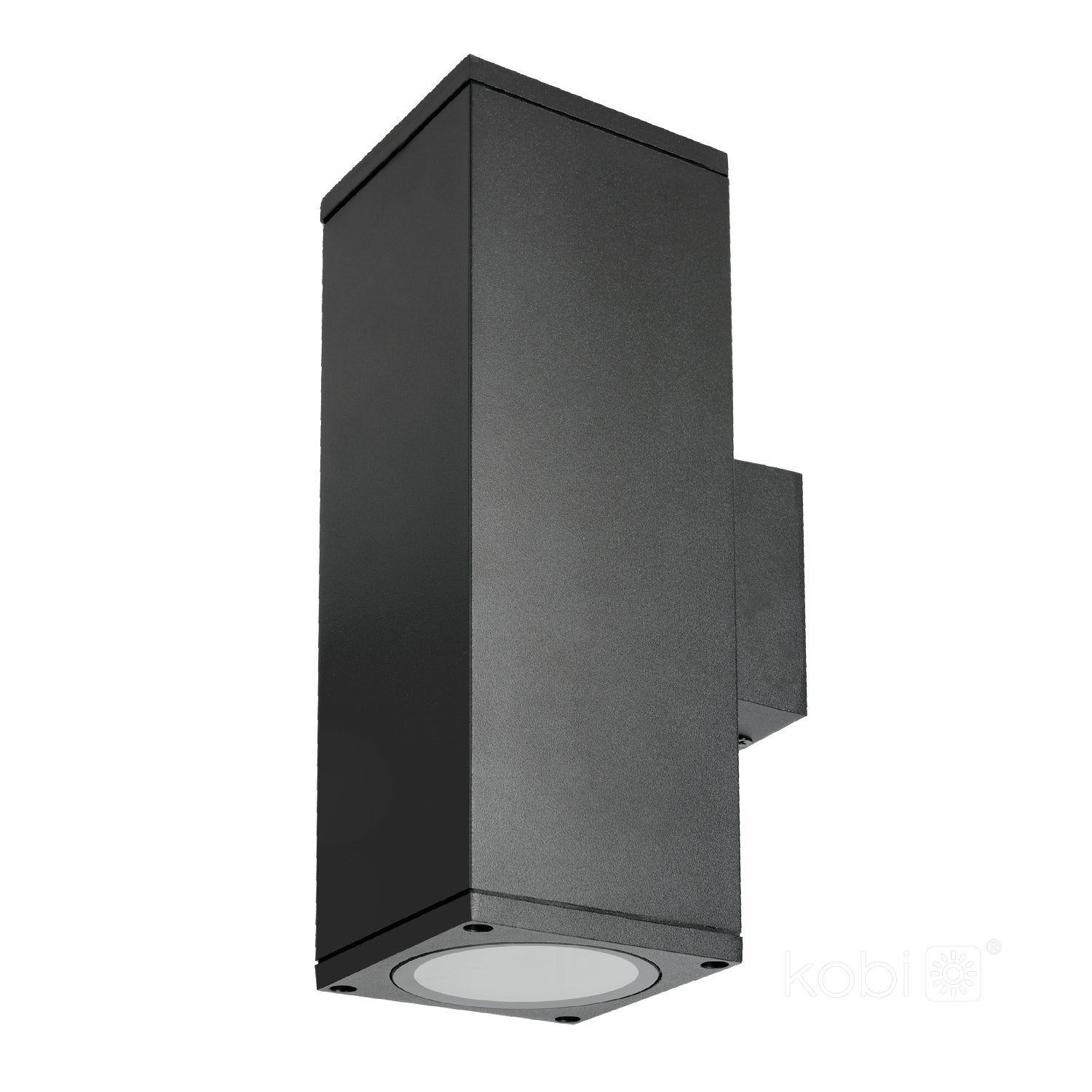 Garden wall lamp QUERK 4 2xGU10 IP54 black LED2B