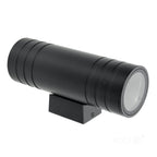 Garden wall lamp QUERK 5 2xGU10 IP54 black LED2B