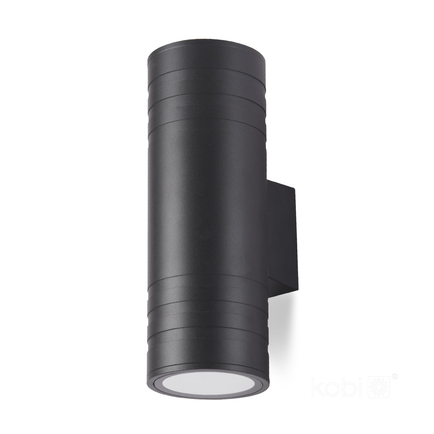 Garden wall lamp QUERK 5 2xGU10 IP54 black LED2B