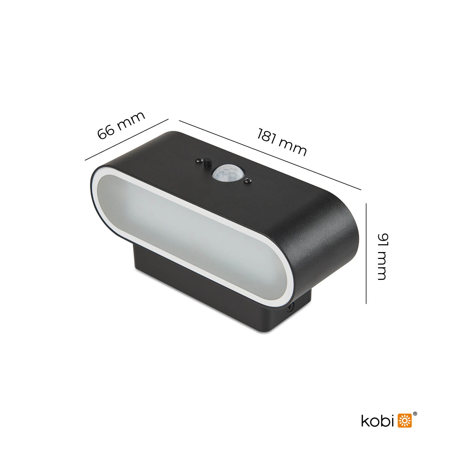 Kinkiet ogrodowy SOLARIS 2,5W 4000K IP44 Kobi