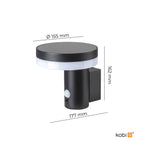 Garden wall lamp SOLARIS 3 5,5W 4000K IP44 Kobi