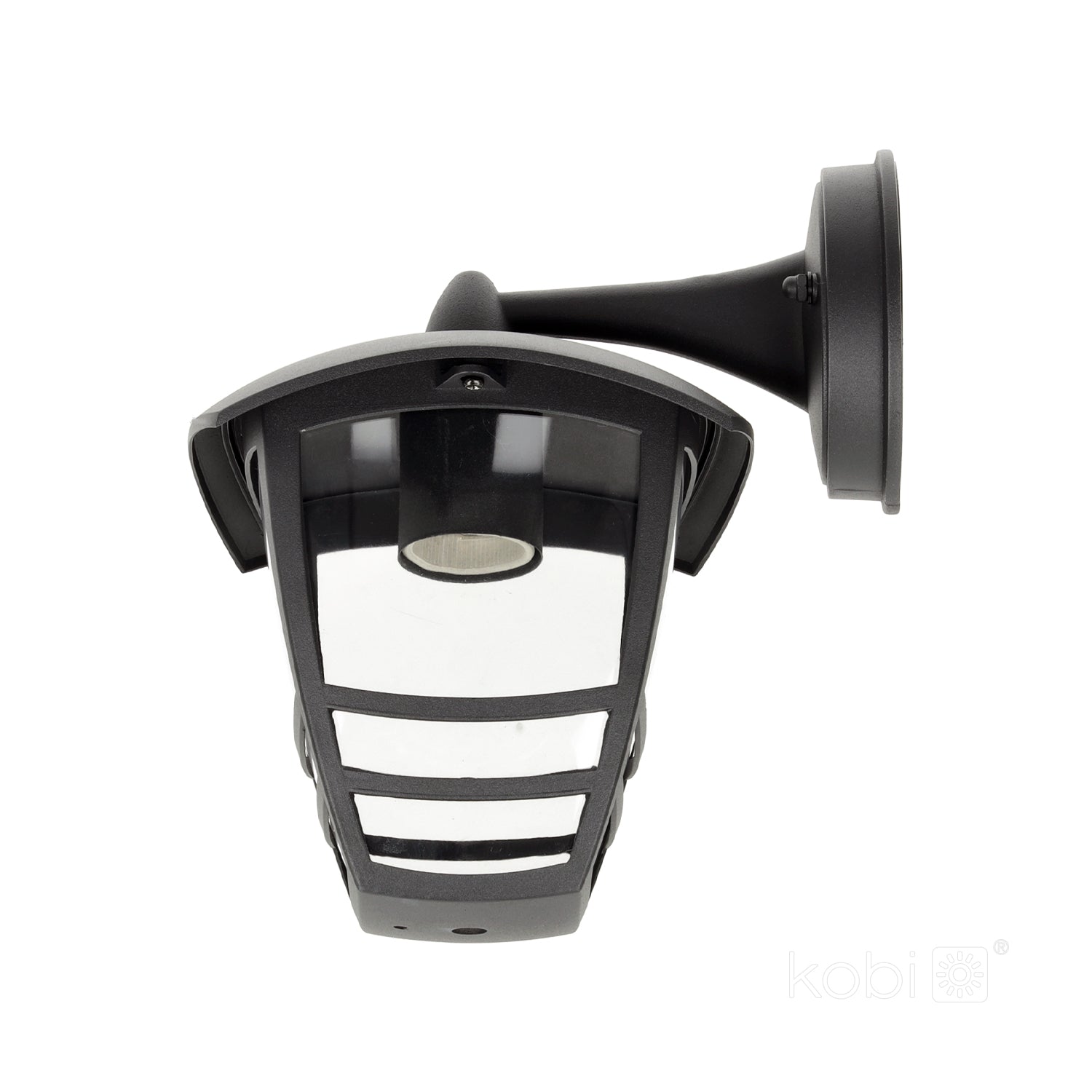 Garden wall lamp TEVIO KD 1xE27 IP54 black LED2B
