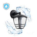 Garden wall lamp TEVIO KD 1xE27 IP54 black LED2B