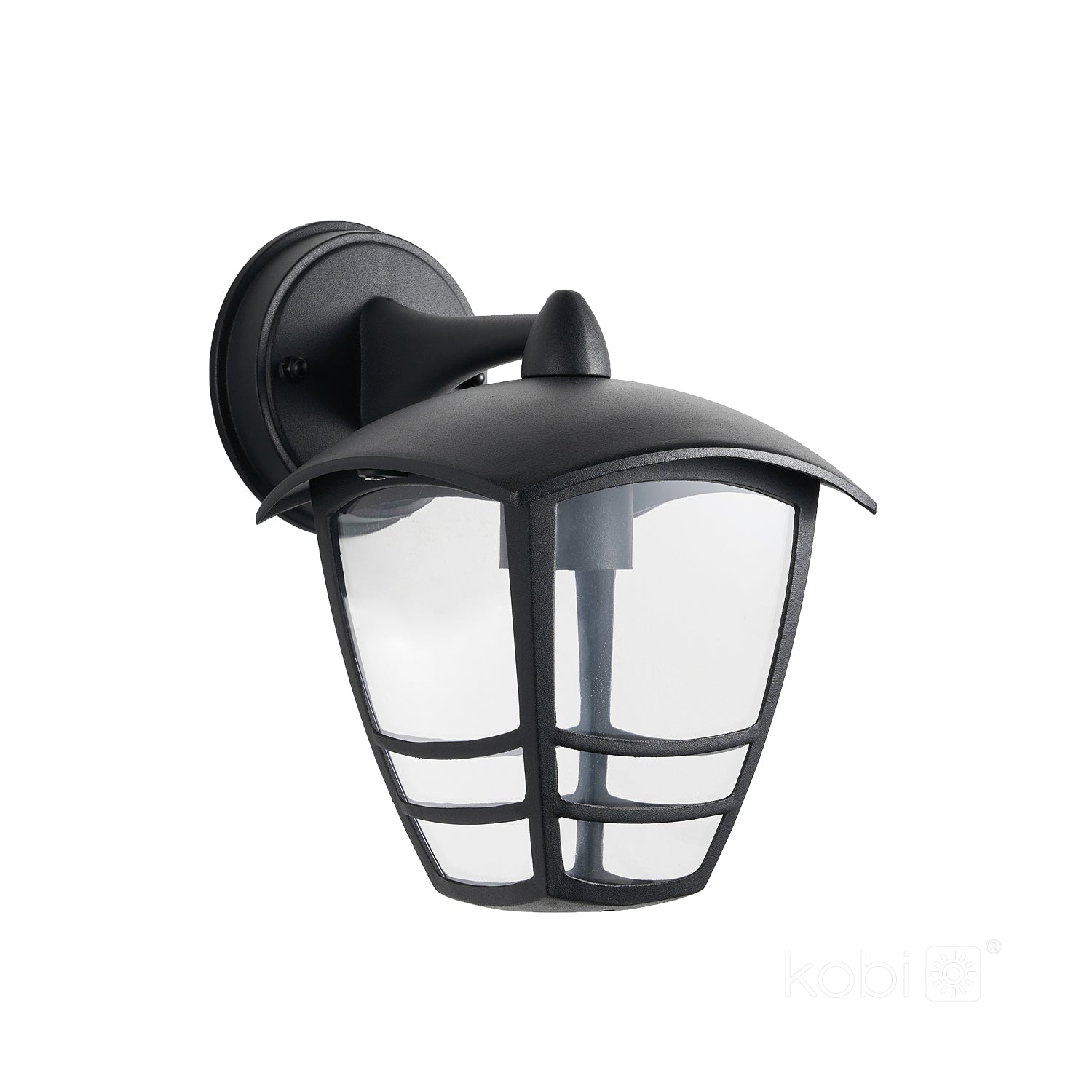 Garden wall lamp TEVIO KD 1xE27 IP54 black LED2B