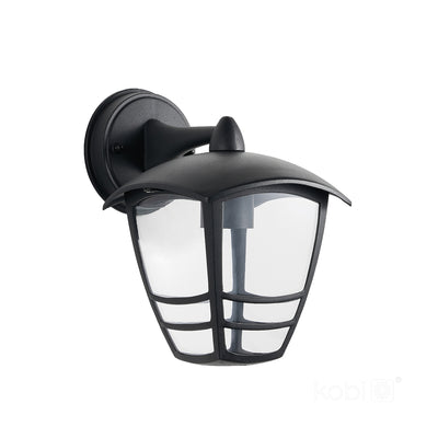 Garden wall lamp TEVIO KD 1xE27 IP54 black LED2B