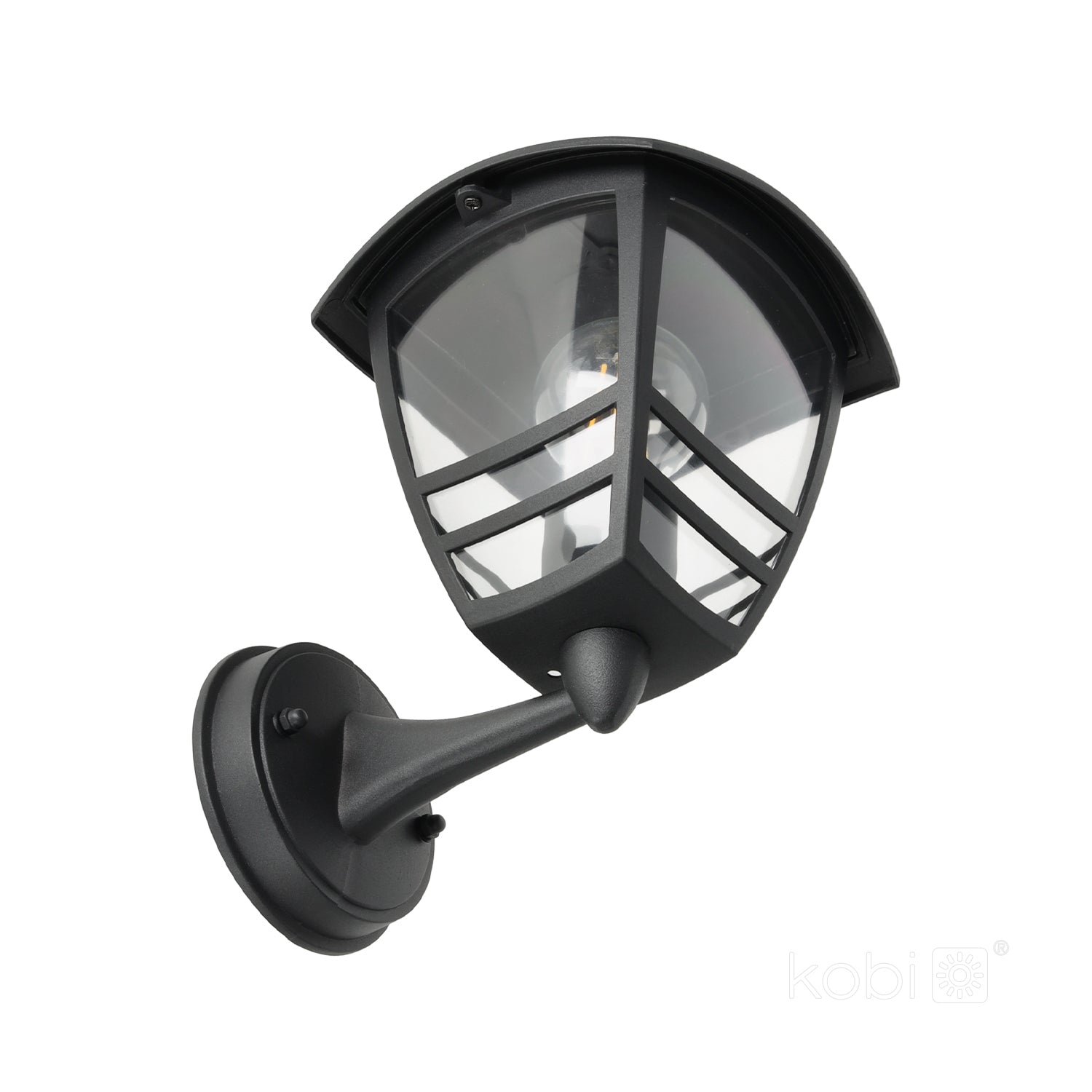 Garden wall lamp TEVIO KG 1xE27 IP54 black LED2B