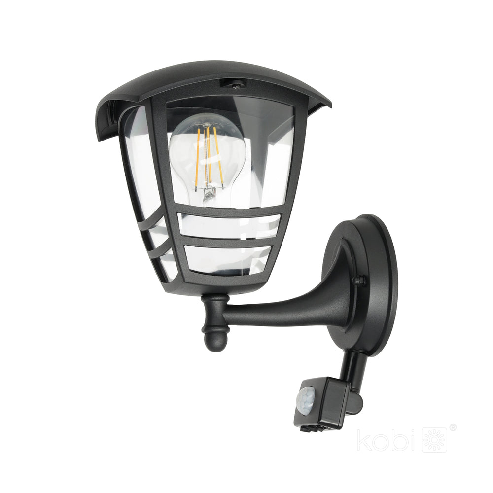 Garden wall lamp TEVIO KG 1xE27 LX IP54 black LED2B