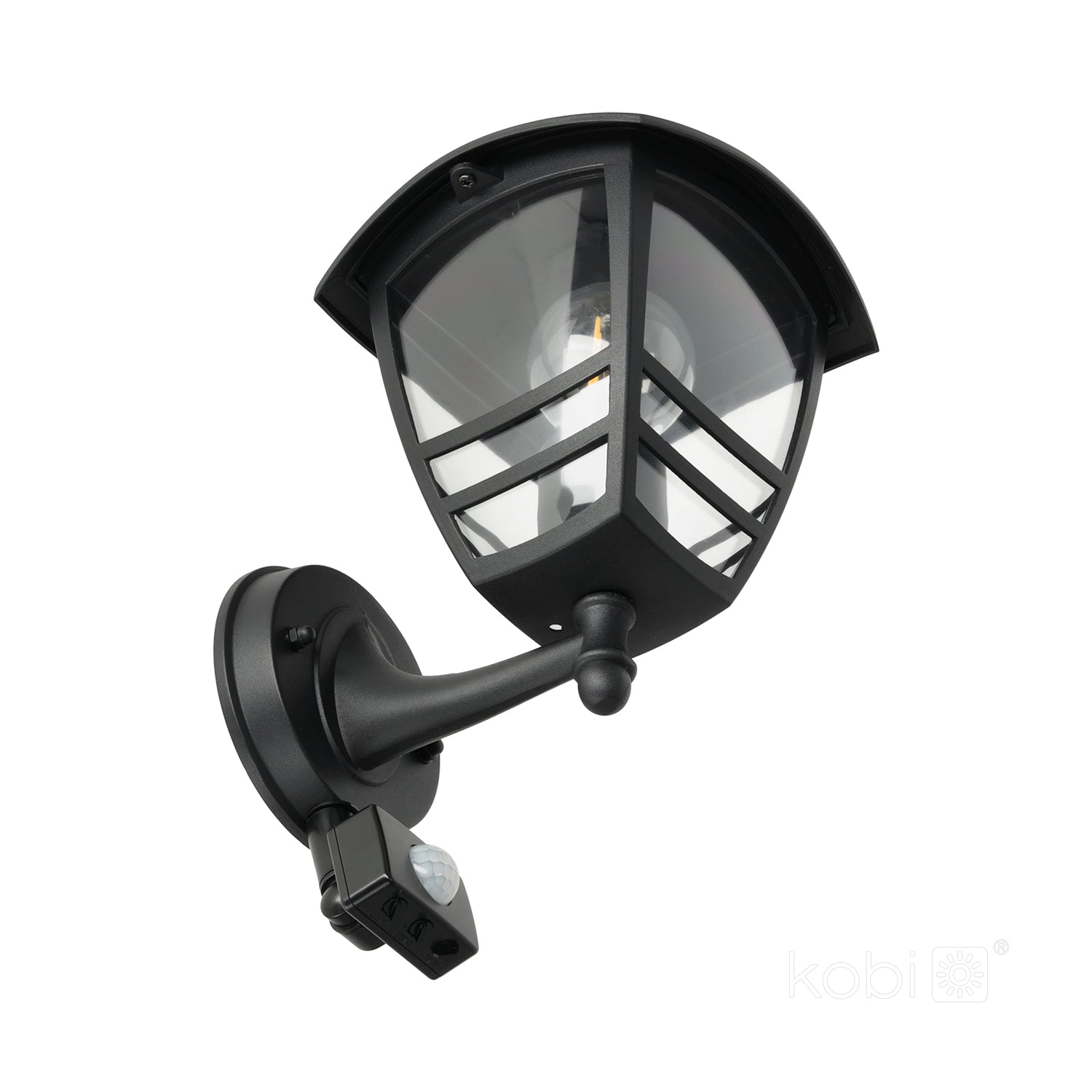 Garden wall lamp TEVIO KG 1xE27 LX IP54 black LED2B