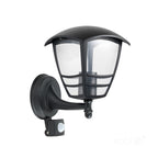 Garden wall lamp TEVIO KG 1xE27 LX IP54 black LED2B