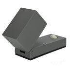 Garden wall lamp with motion sensor QUAZAR 15 1xGU10 LX IP44 grey Kobi
