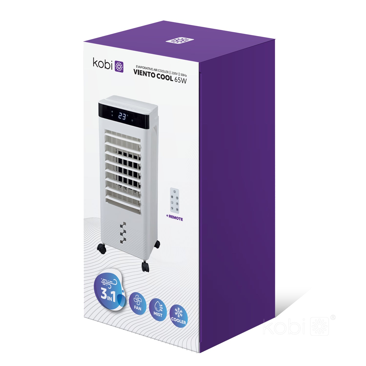 Air cooler VIENTO COOL 65W white Kobi Windstar