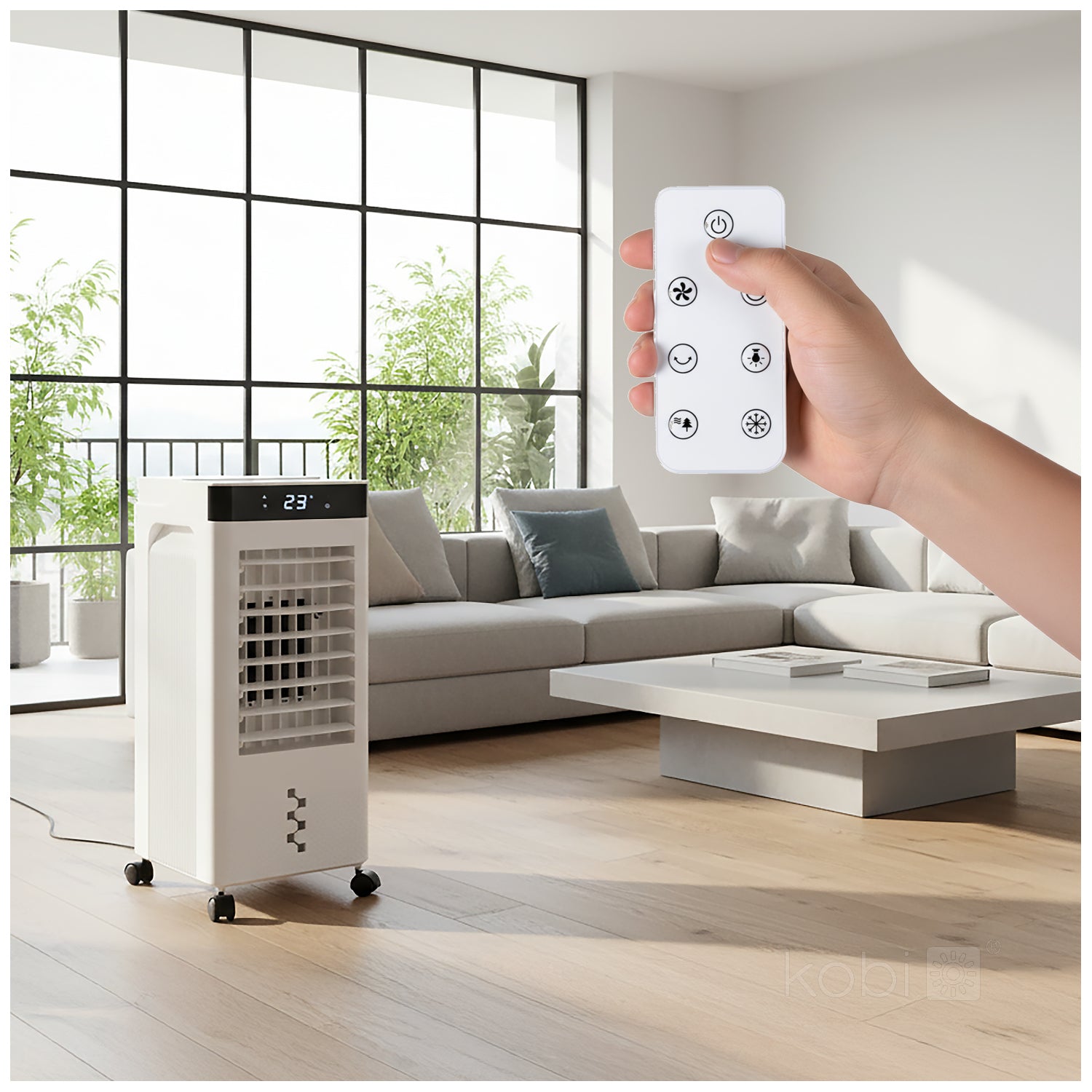 Air cooler VIENTO COOL 65W white Kobi Windstar
