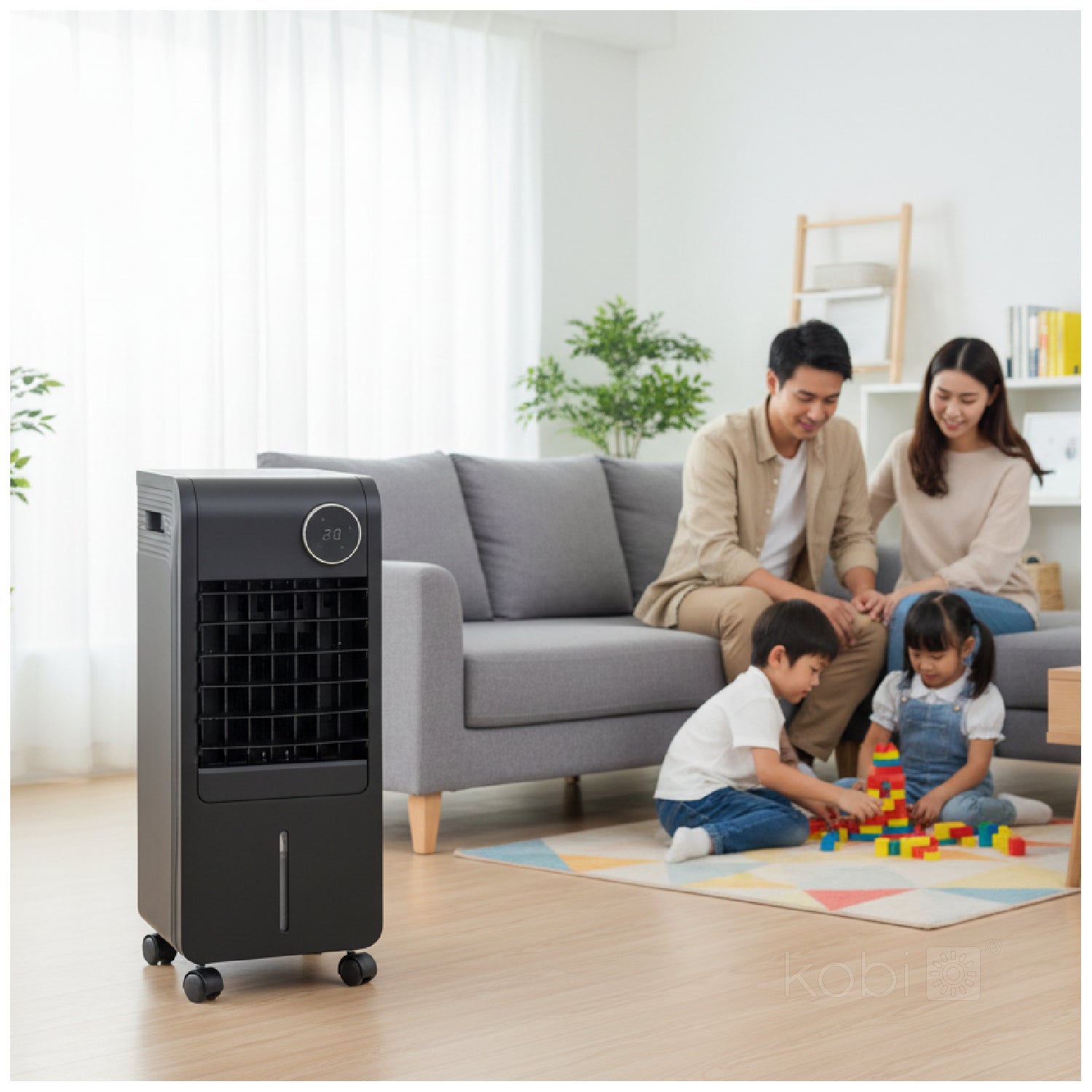 Air cooler VIENTO COOL-R 65W black Kobi Windstar