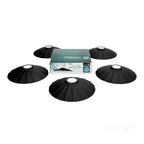 Lampshade for CRETE LS M1 black 5 pcs Kobi Design