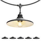 Lampshade for CRETE LS M2 black 5 pcs Kobi Design