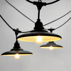 Lampshade for CRETE LS M2 black 5 pcs Kobi Design