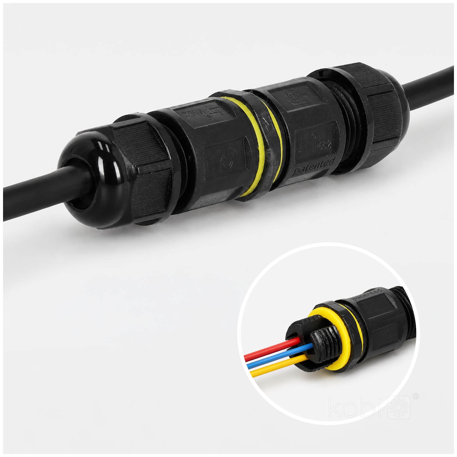 Waterproof connector HERMELINK 3x0,5-1,5mm² 5-9mm IP68 Kobi